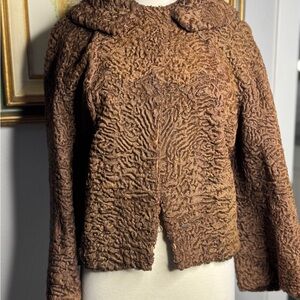 Antique Brown Fur Jacket
